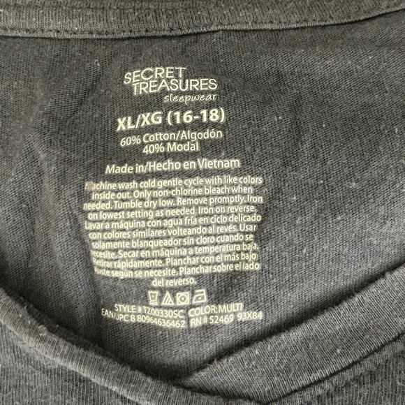 Blue T-Shirt. “Living my best Life”. XL, 16-18. Gently loved - Picture 3 of 4